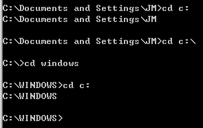 驱动器冒号后添加反斜杠与否的差别